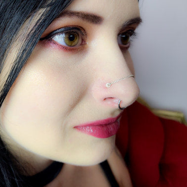 Tiny Silver Ball Nose Stud-Nose Stud-Inchoo Bijoux-Inchoo Bijoux