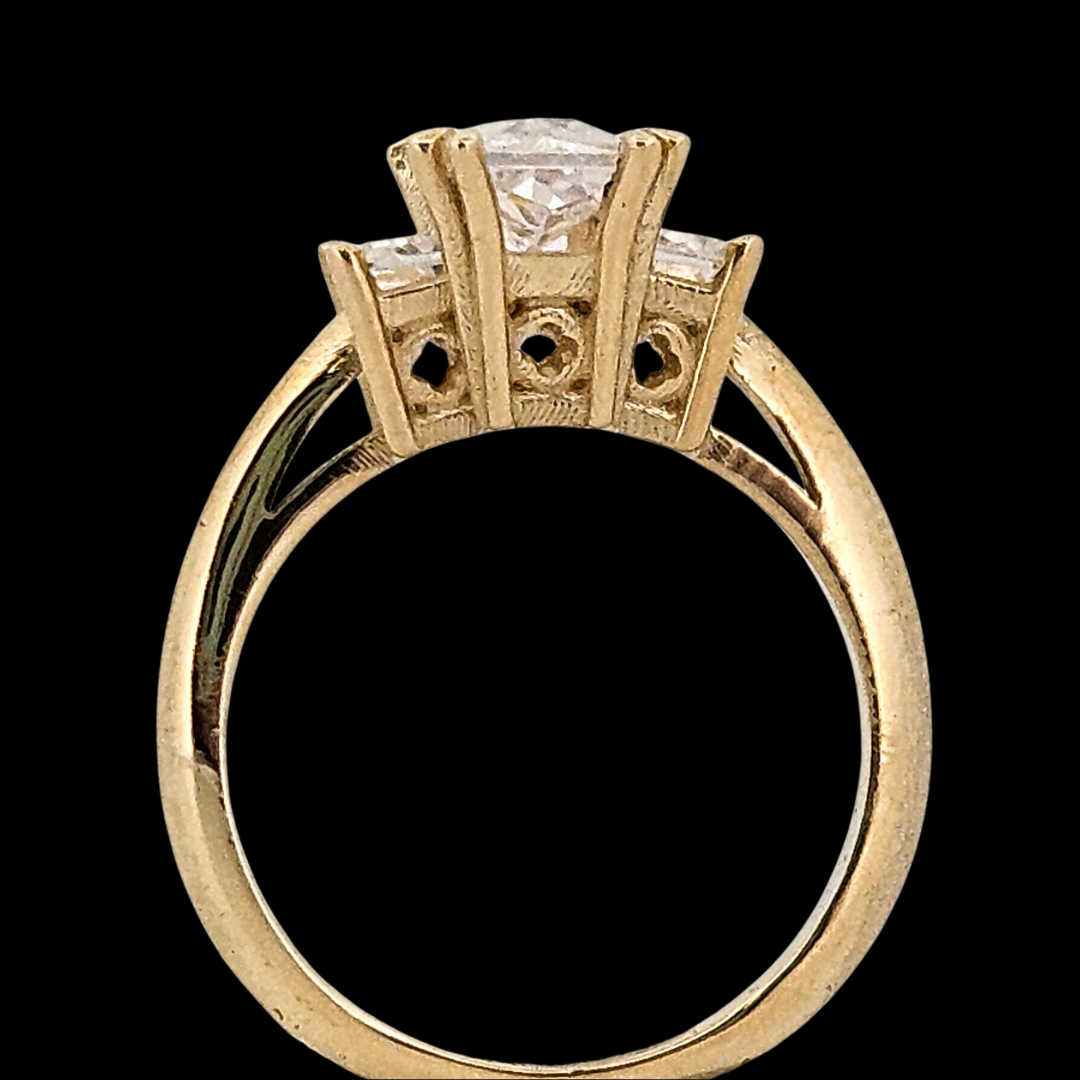 Sacred Church Ring - Solid Gold and Diamonds - Inchoo Bijoux
