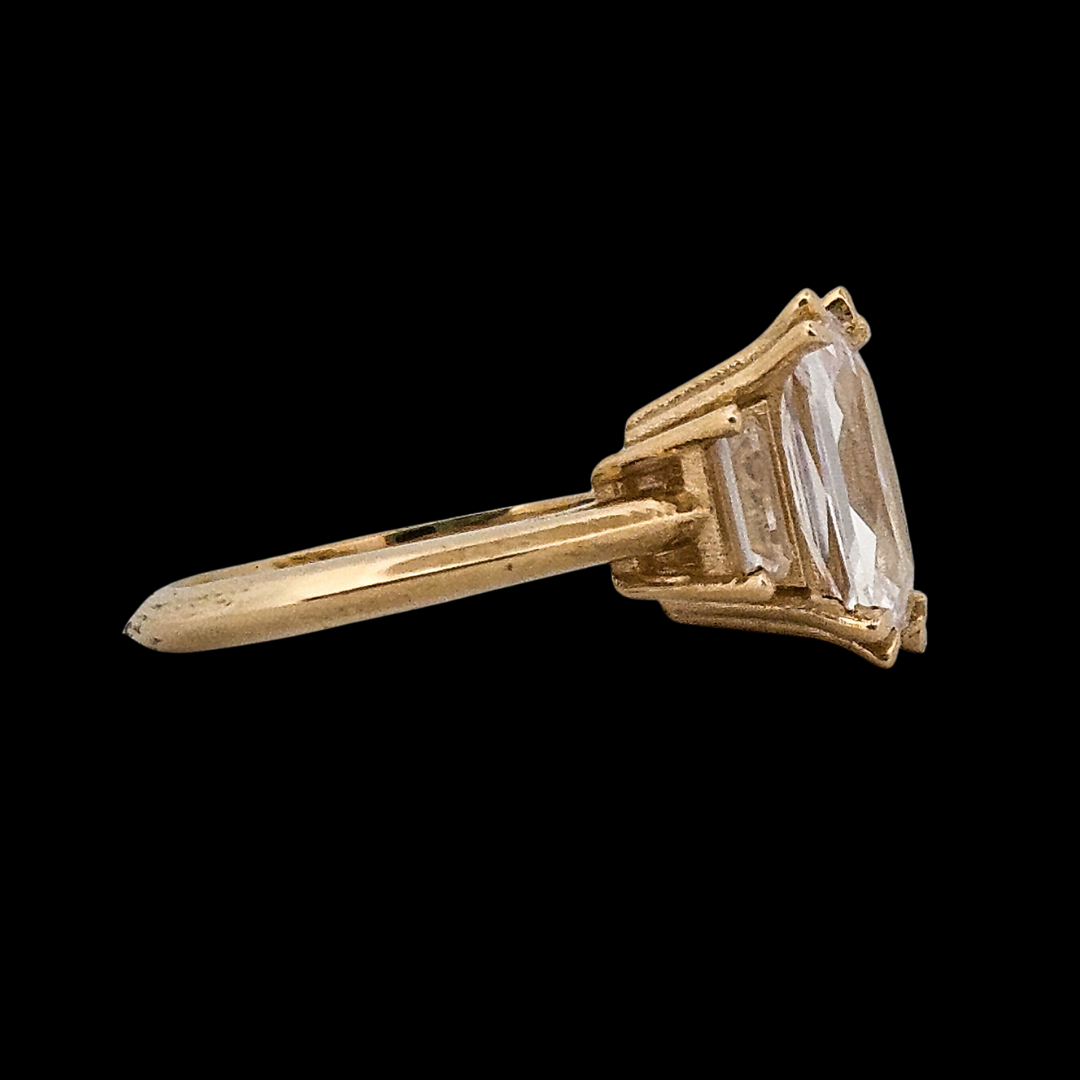 Sacred Church Ring - Solid Gold and Diamonds - Inchoo Bijoux
