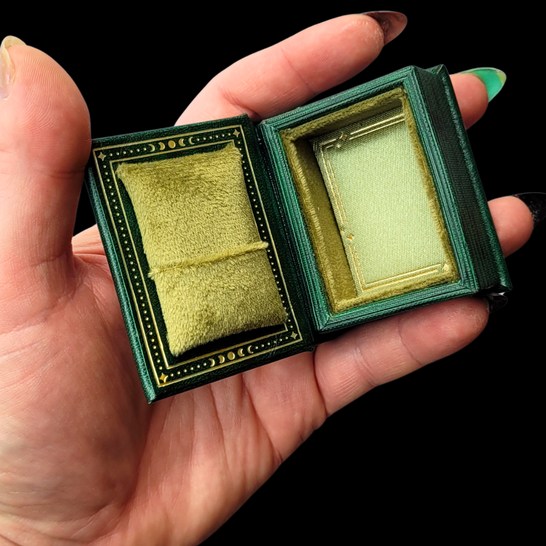 Green Book Ring Box - Inchoo Bijoux
