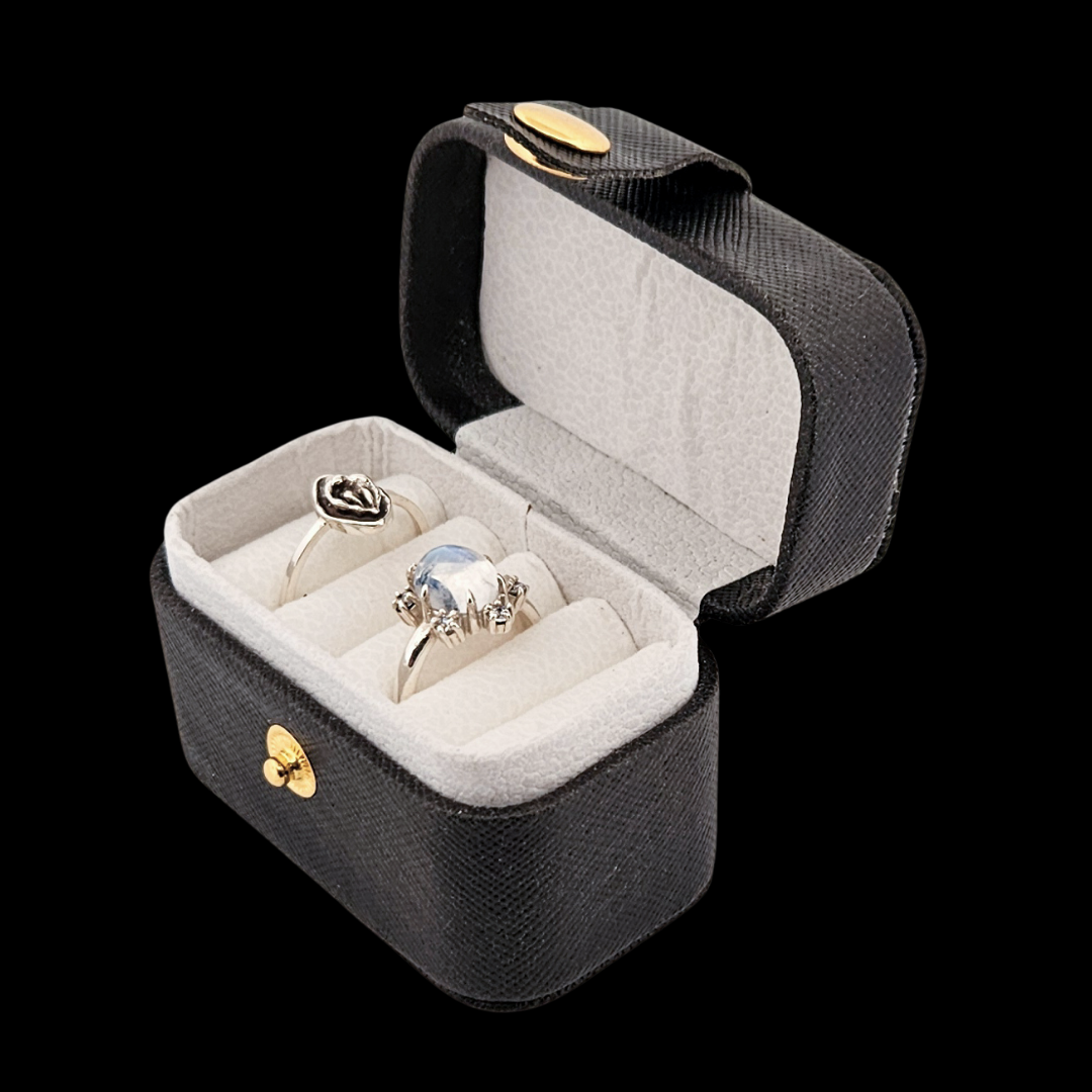 Small Travel Ring Case Box - Inchoo Bijoux