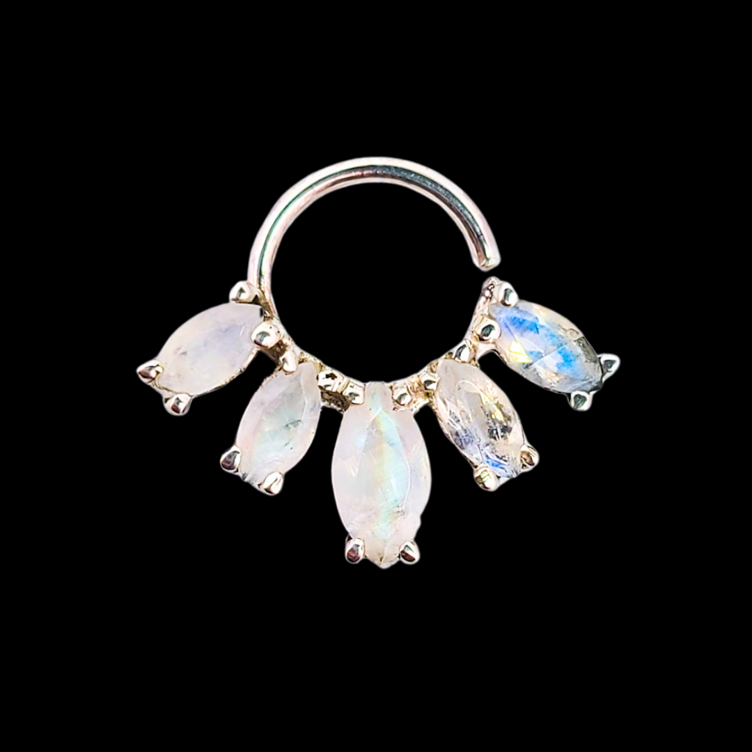 Statement Rainbow Moonstone Septum