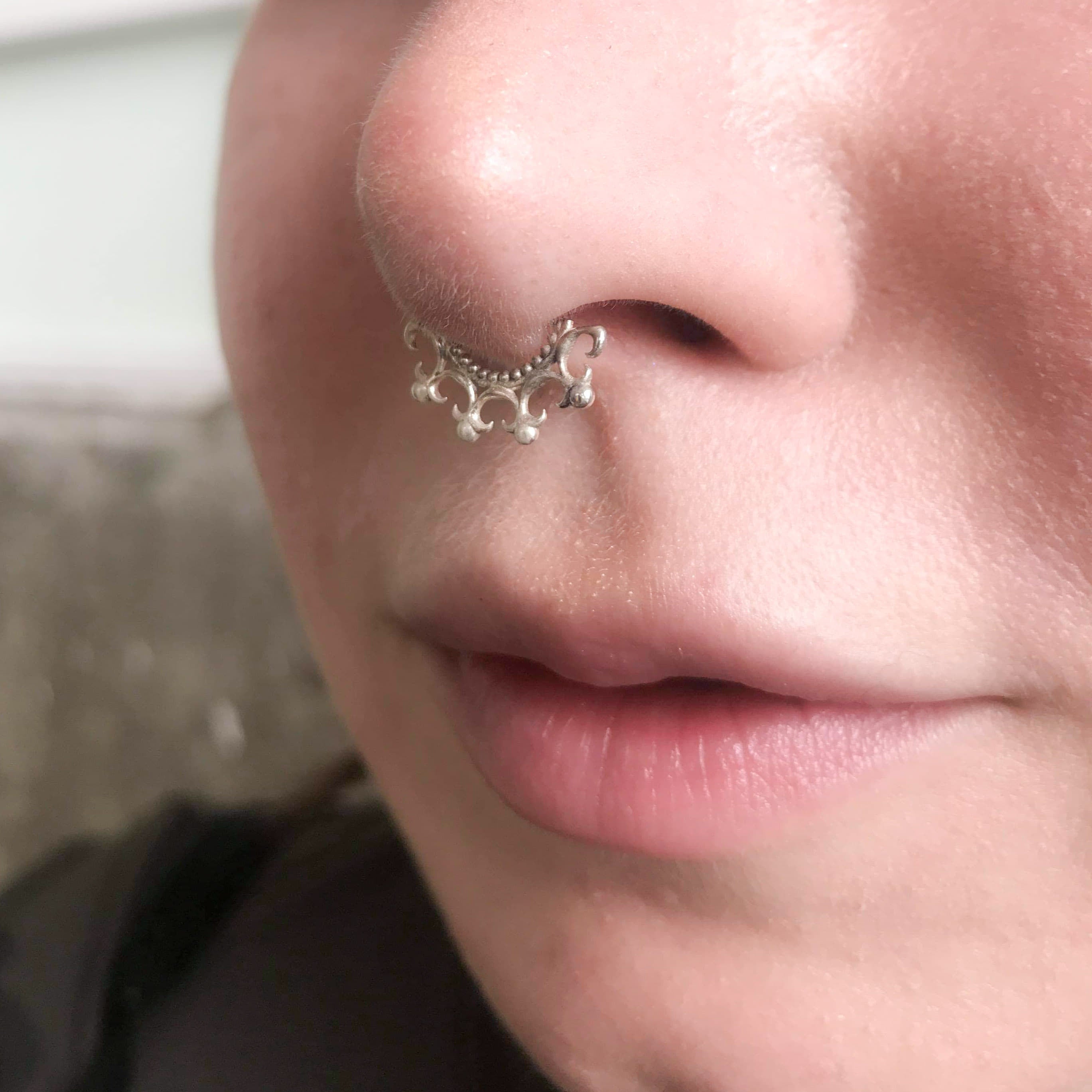 Delicate Gothic Lace Septum