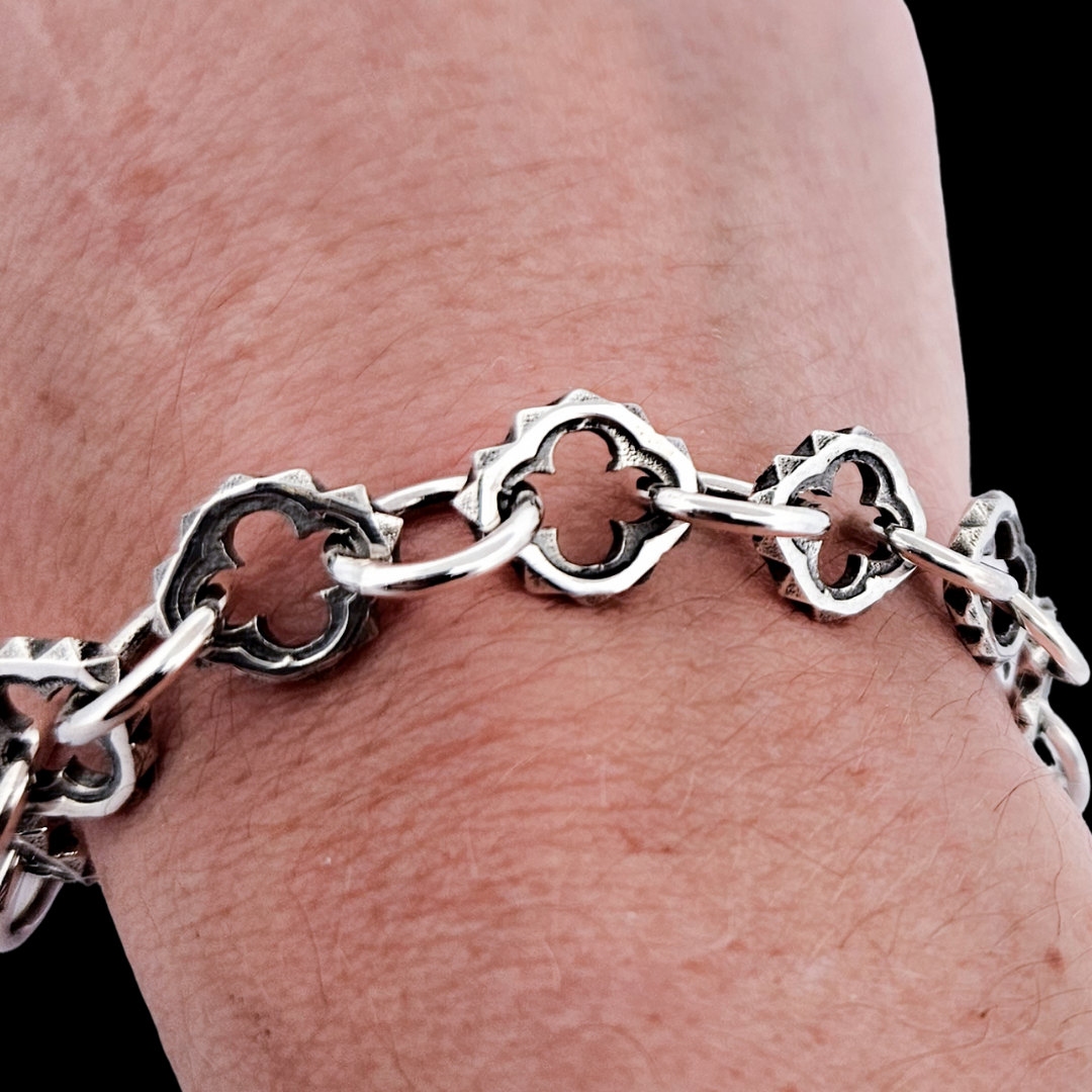Delicate Quatre foils Bracelet Sterling Silver