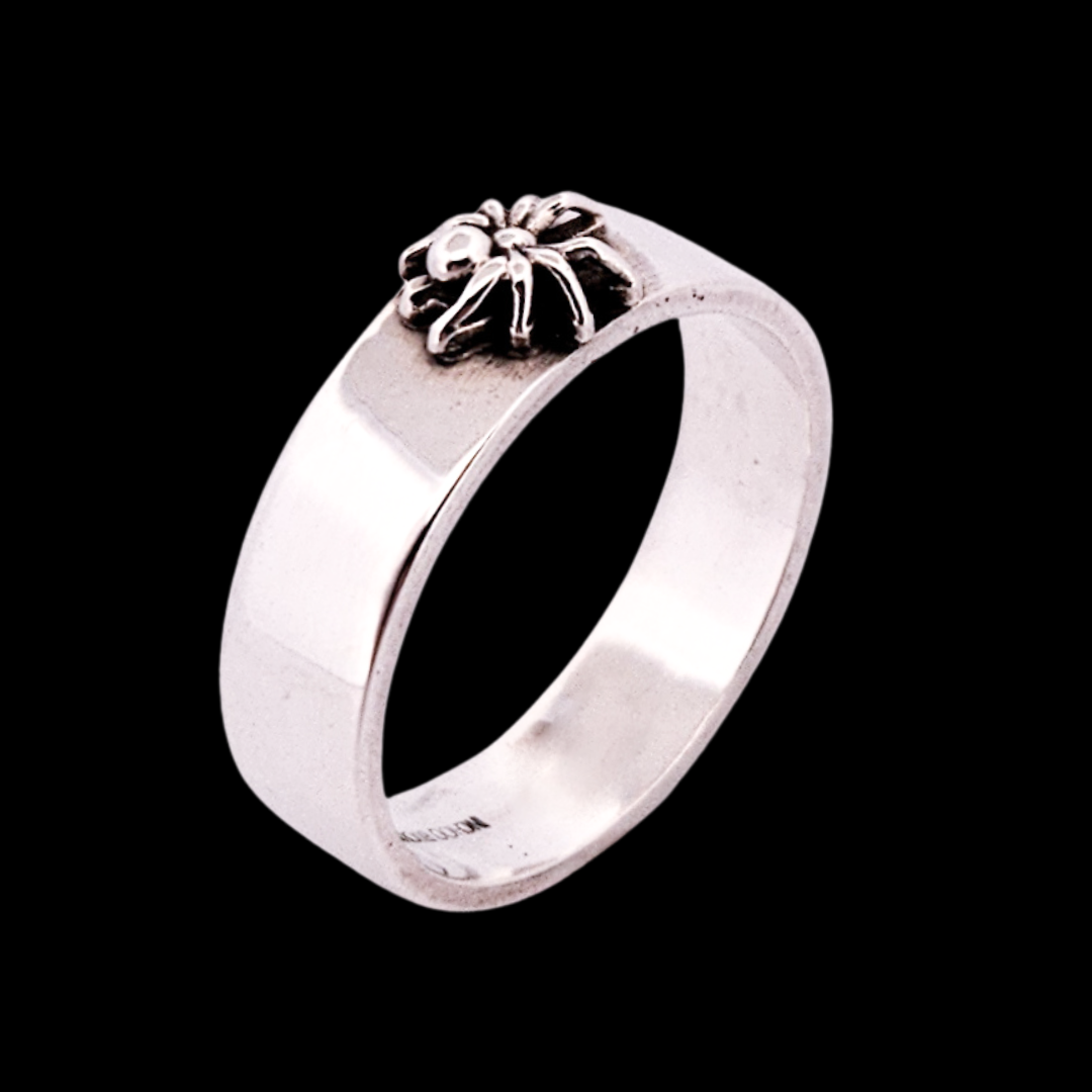 Silver Spider Ring Band - Inchoo Bijoux