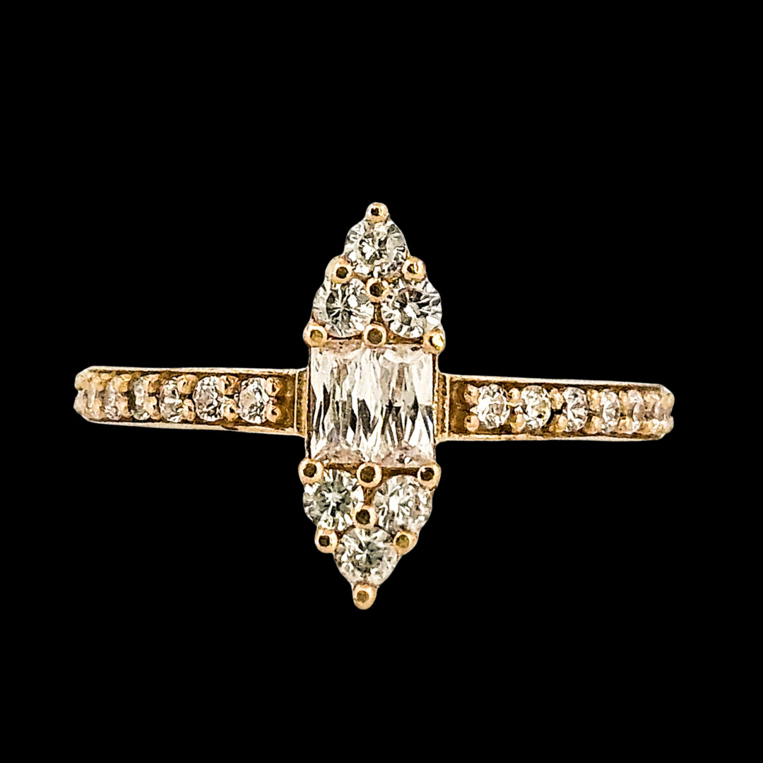 Twin Souls Ring - Gold and Diamonds - Inchoo Bijoux