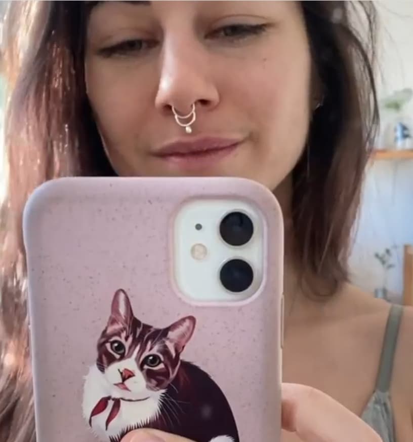 White Pearl Septum Ring - Inchoo Bijoux