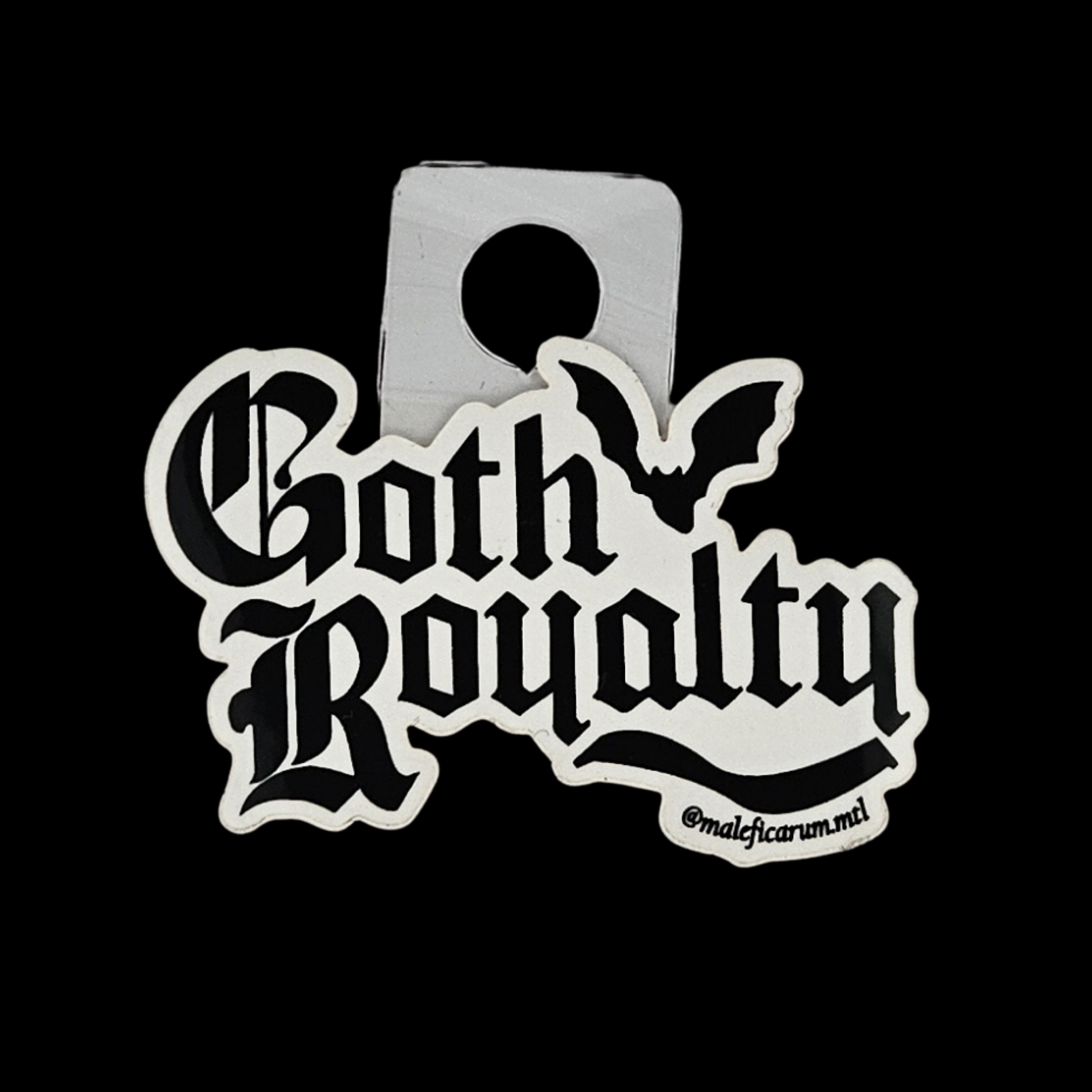 Goth Royalty Black and White Sticker - Inchoo Bijoux
