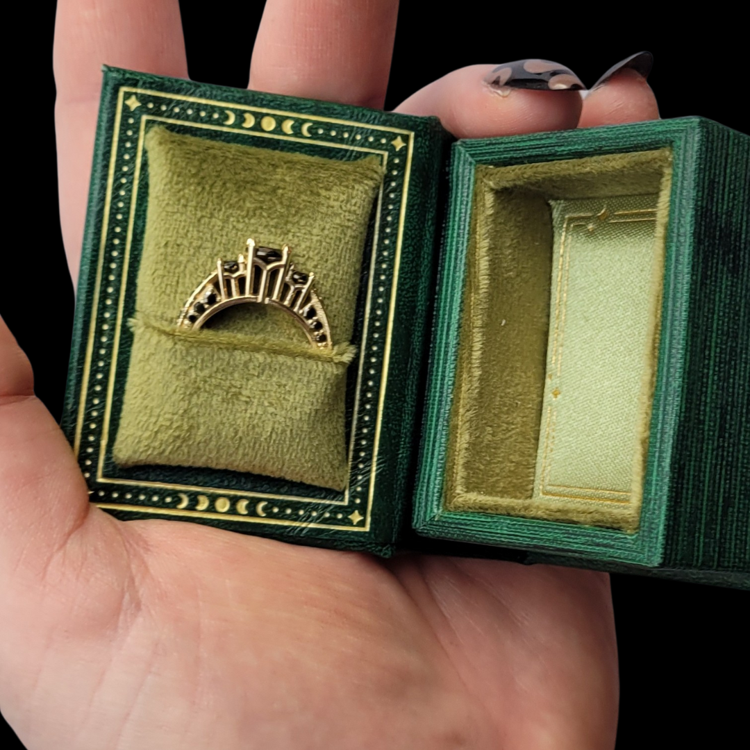 Green Book Ring Box - Inchoo Bijoux