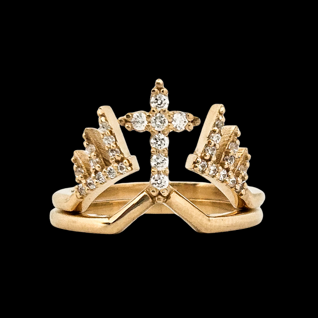 Mont-Royal Ring - Gold and Diamonds Engagement Ring - Inchoo Bijoux