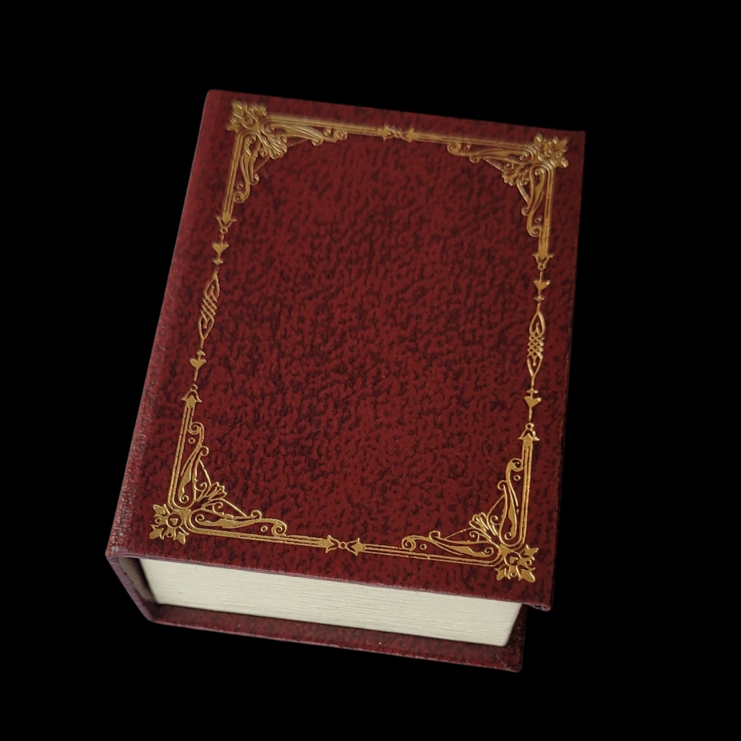Red Book Ring Box - Inchoo Bijoux