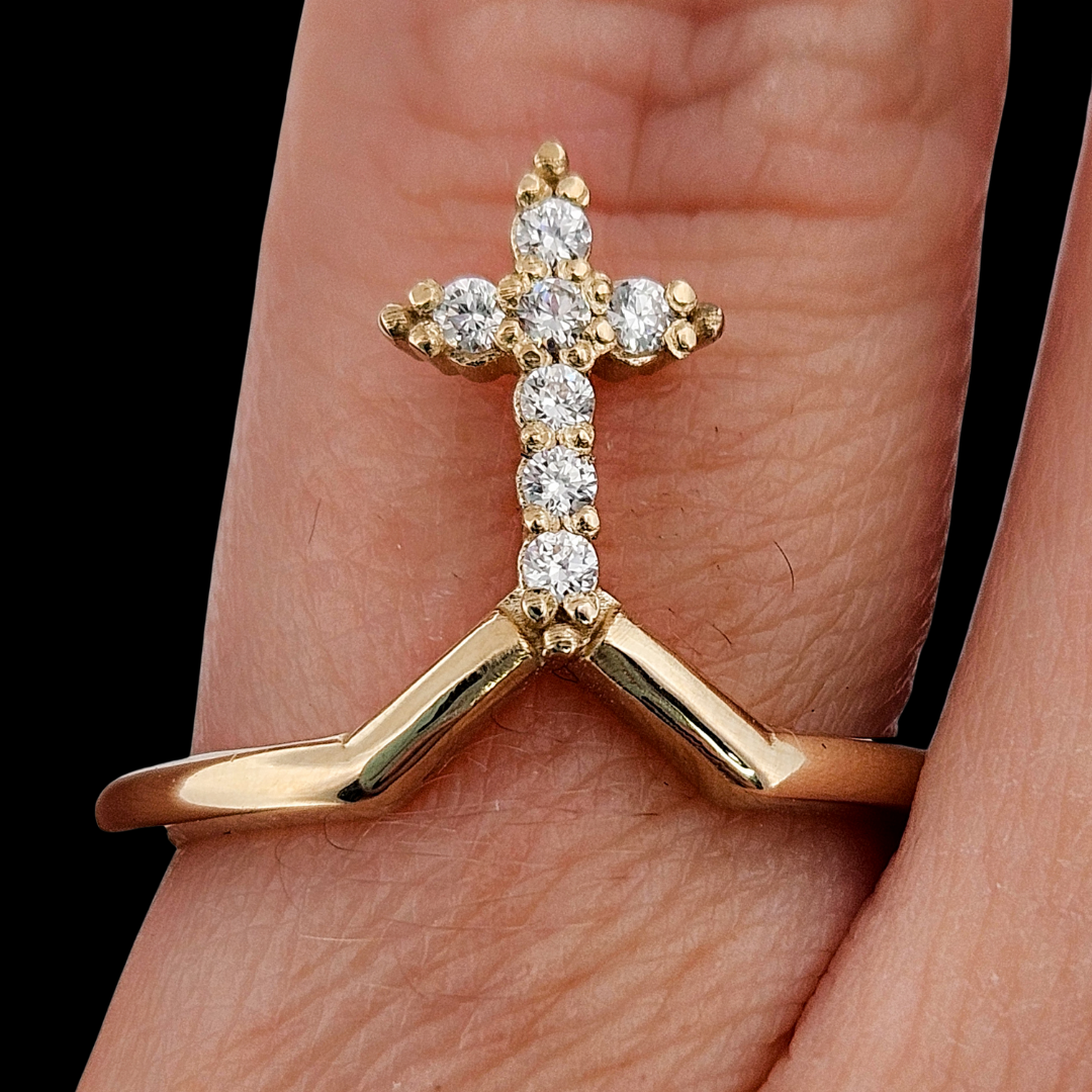 Mont-Royal Ring - Gold and Diamonds Engagement Ring - Inchoo Bijoux