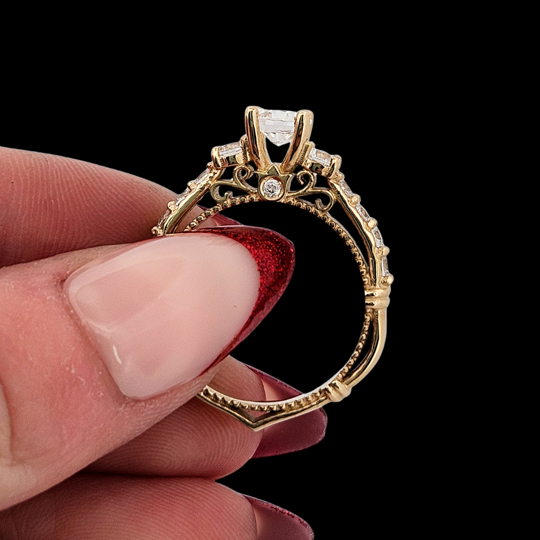 Fit for a Demoness Ring - Gold and Diamonds - Inchoo Bijoux