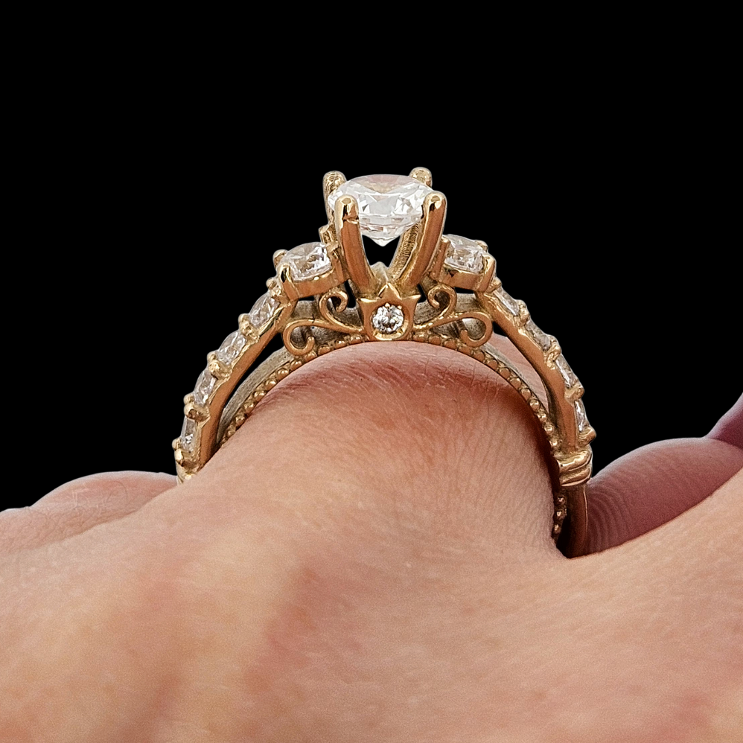 Fit for a Demoness Ring - Gold and Diamonds - Inchoo Bijoux