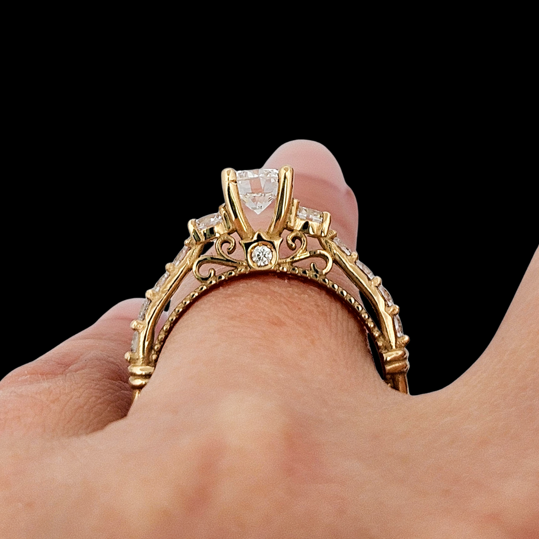 Fit for a Demoness Ring - Gold and Diamonds - Inchoo Bijoux