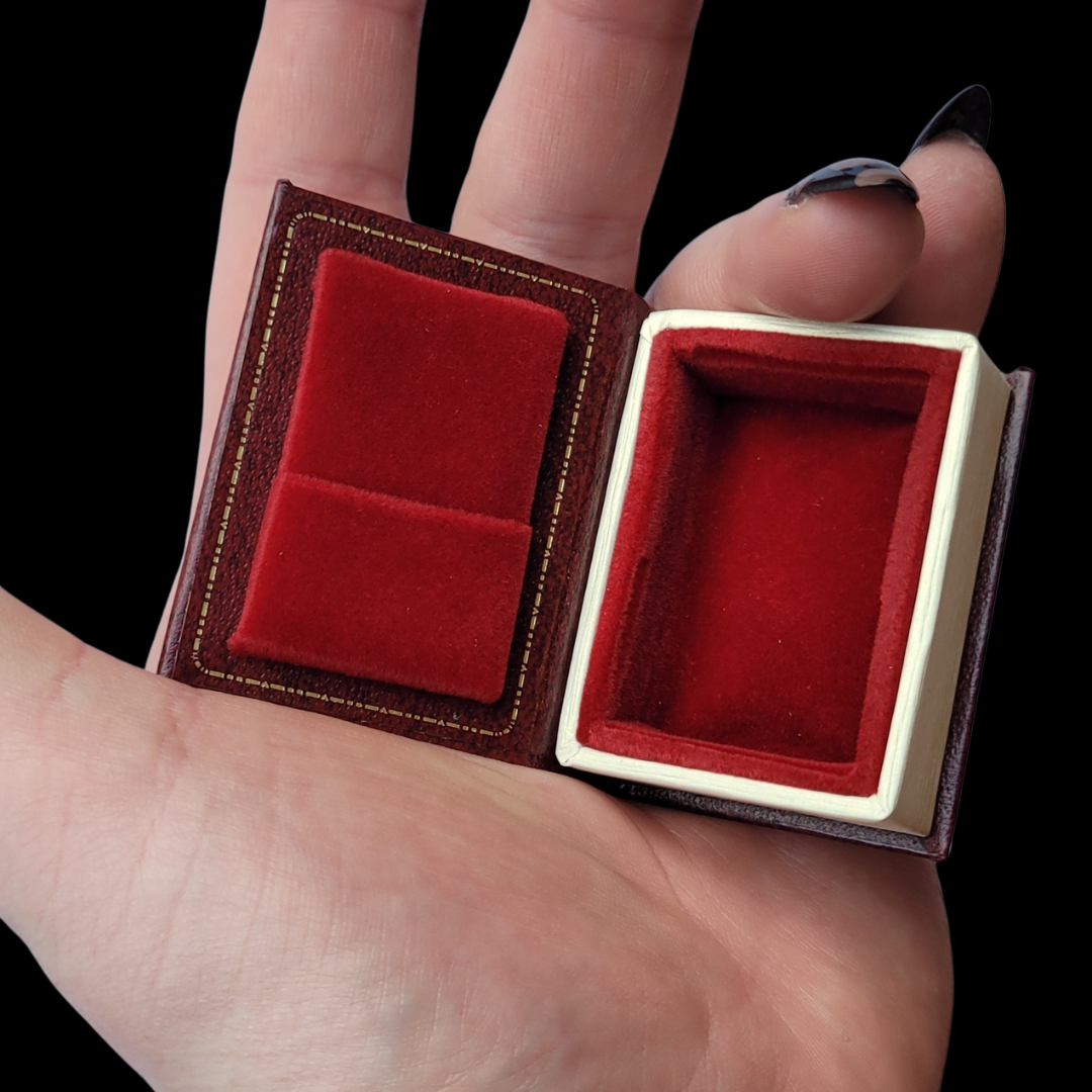 Red Book Ring Box - Inchoo Bijoux