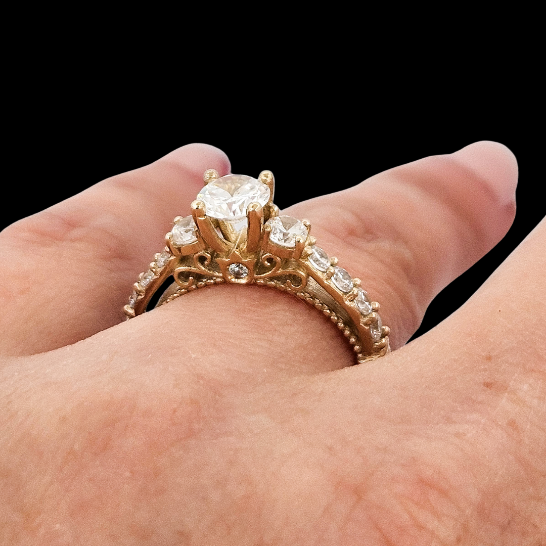 Fit for a Demoness Ring - Gold and Diamonds - Inchoo Bijoux