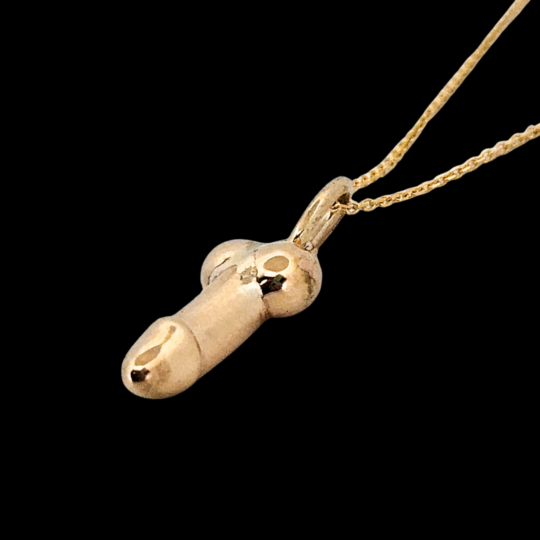 Gold Dick Energy Pendant and Chain - Gold Options - Inchoo Bijoux