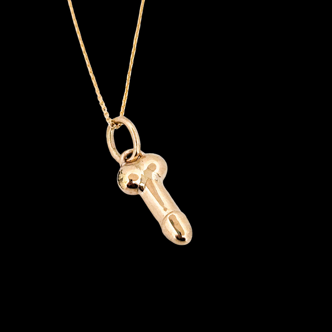 Gold Dick Energy Pendant and Chain - Gold Options - Inchoo Bijoux