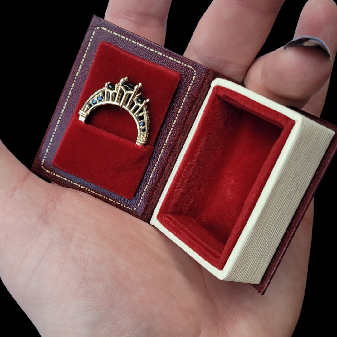 Red Book Ring Box - Inchoo Bijoux
