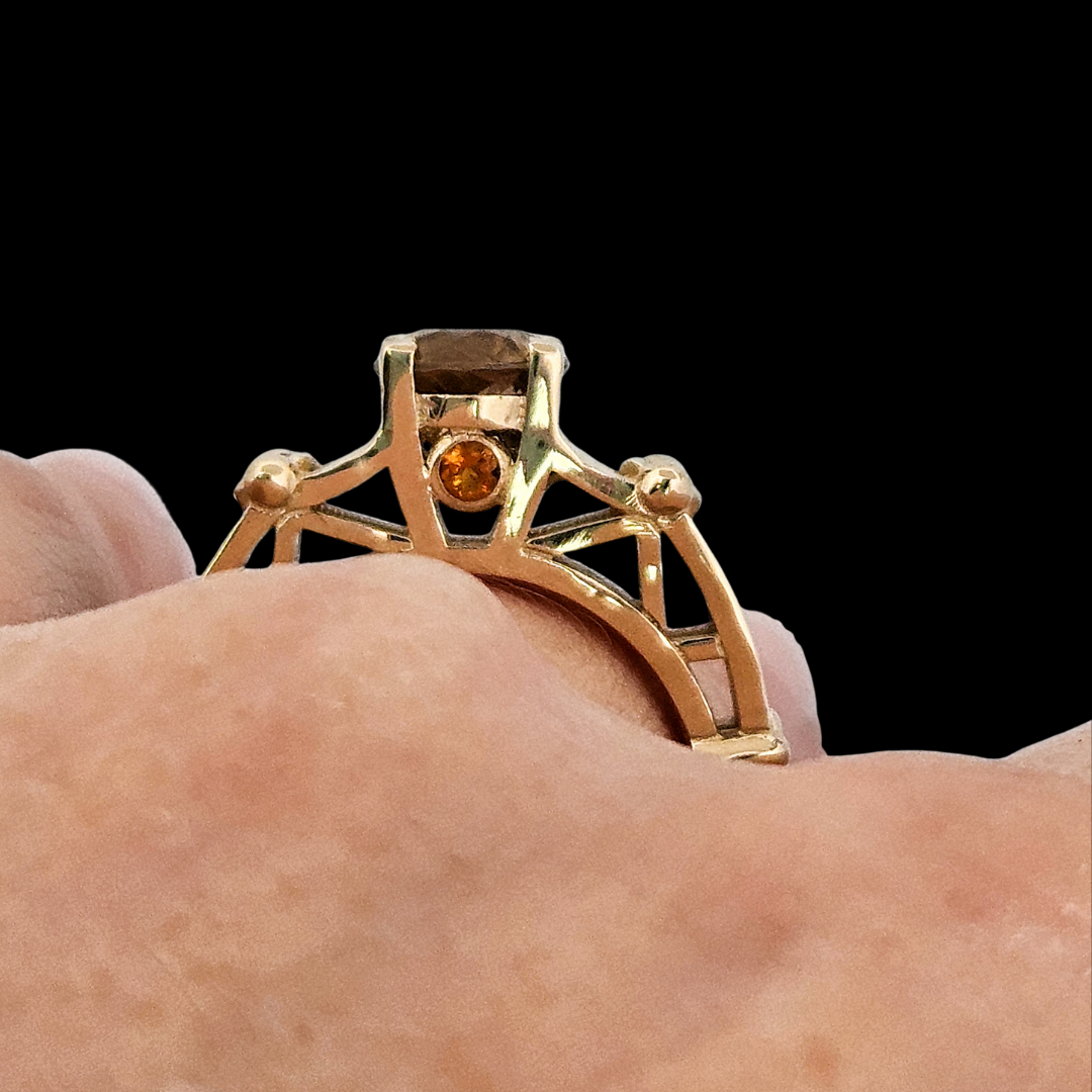 Victoria - Gold and Citrine Ring - Inchoo Bijoux