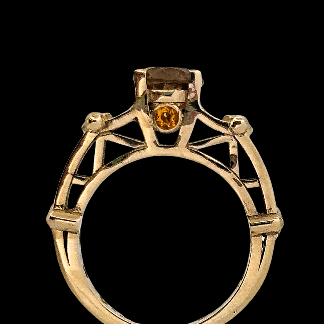 Victoria - Gold and Citrine Ring - Inchoo Bijoux