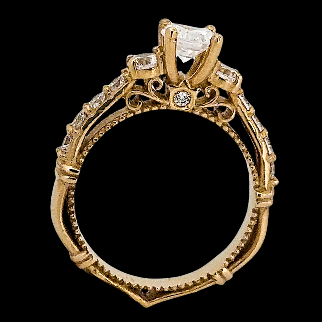 Fit for a Demoness Ring - Gold and Diamonds - Inchoo Bijoux