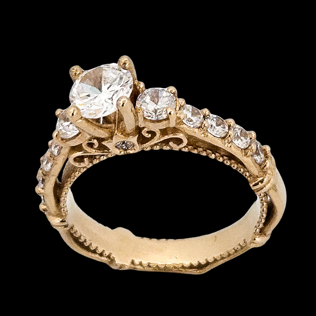 Fit for a Demoness Ring - Gold and Diamonds - Inchoo Bijoux