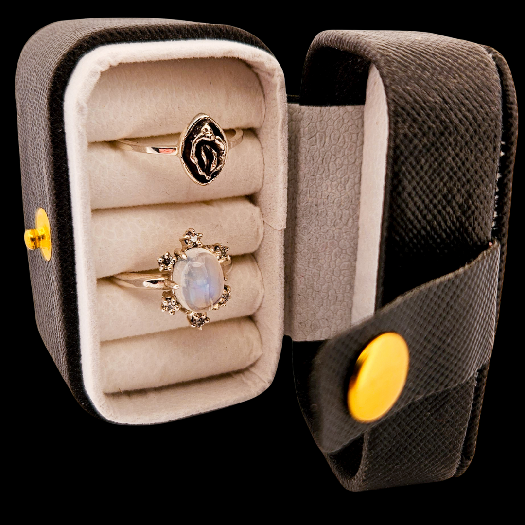 Small Travel Ring Case Box - Inchoo Bijoux