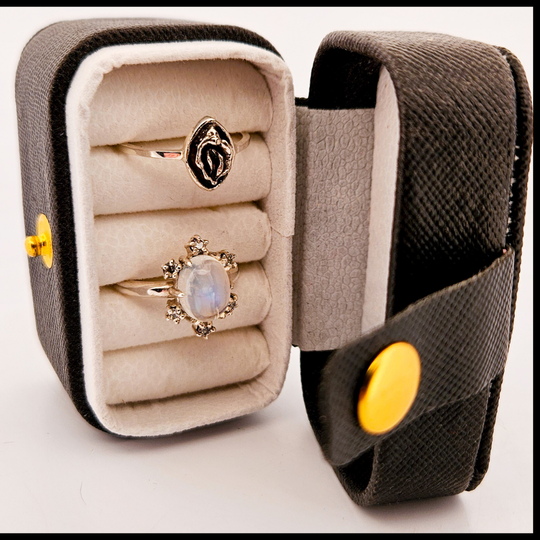 Small Travel Ring Case Box - Inchoo Bijoux