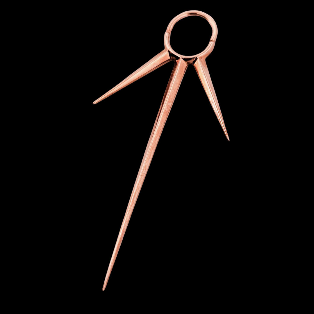 Extra Long Spike Septum Piercing - Gold Options
