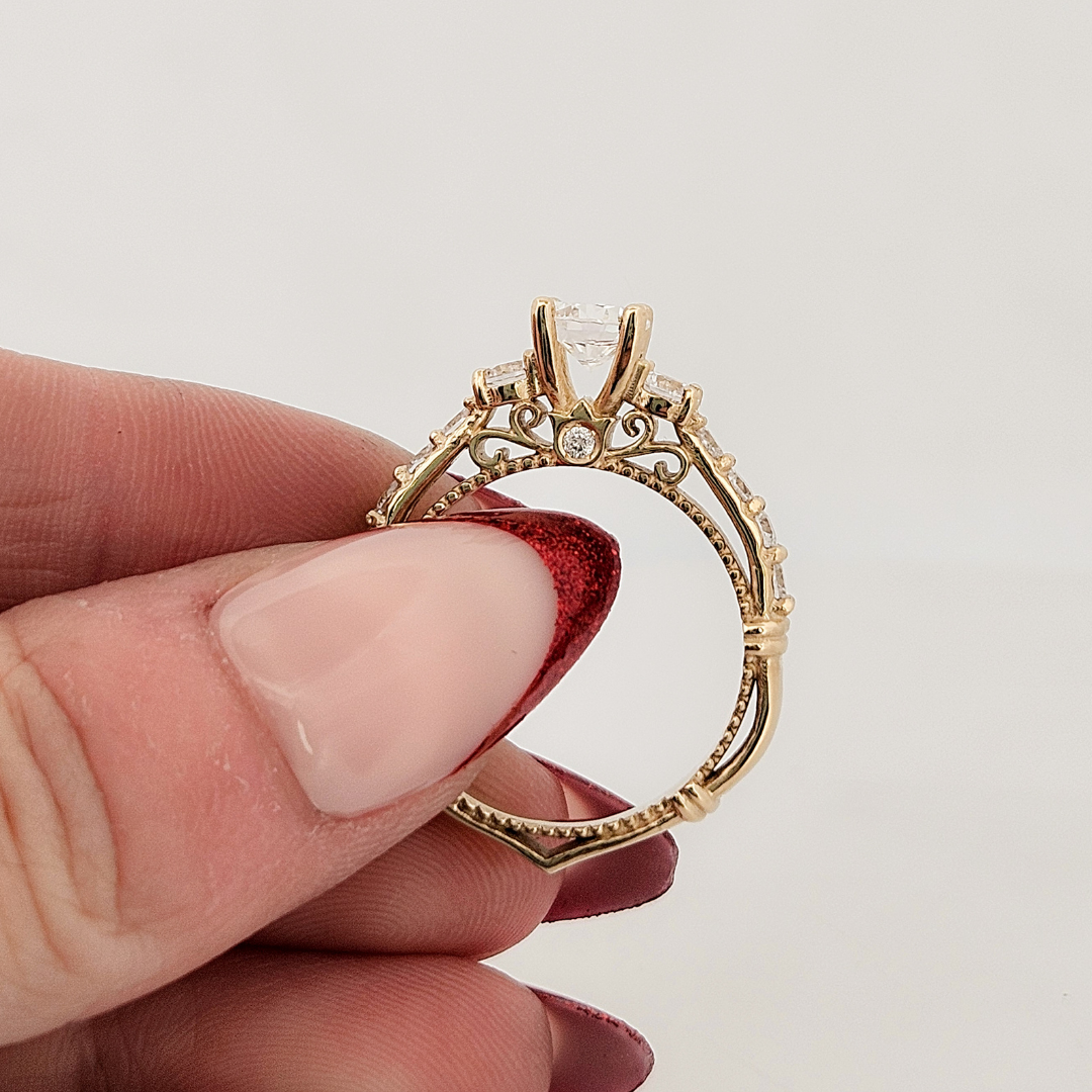 Fit for a Demoness Ring - Gold and Diamonds - Inchoo Bijoux