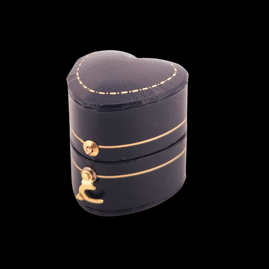 Vintage Style Engagement Ring Heart Box - Red or Blue - Inchoo Bijoux