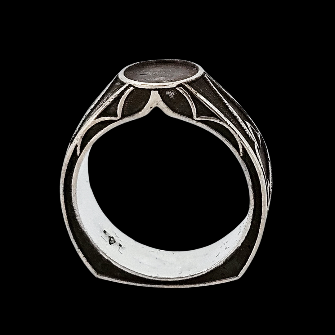 Elevation Signet Ring Band -  Sterling Silver
