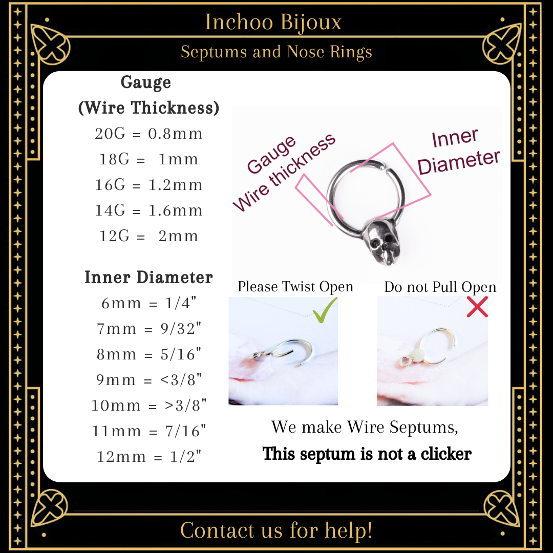 Gothic Church Septum - Inchoo Bijoux
