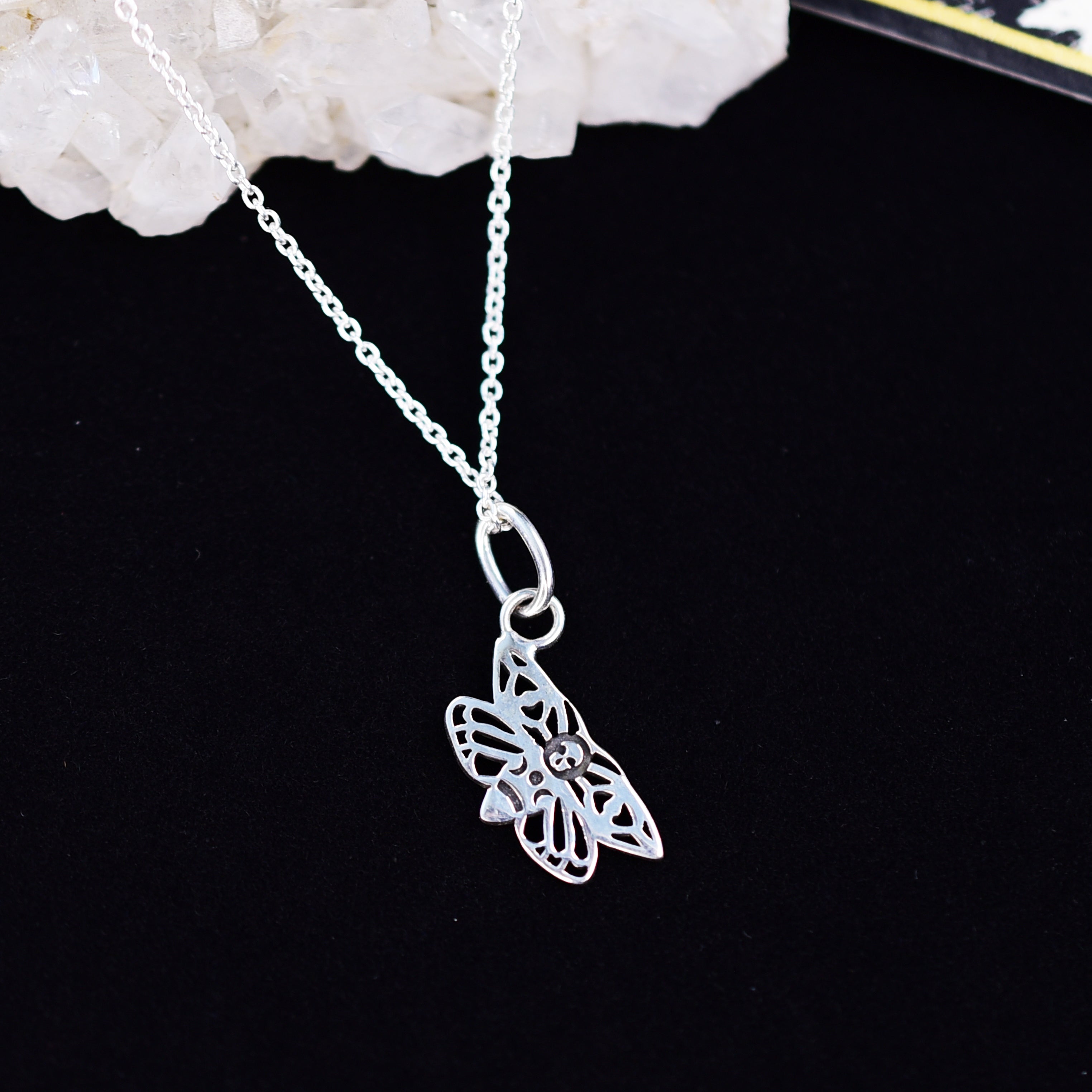 Tiny Moth Pendant