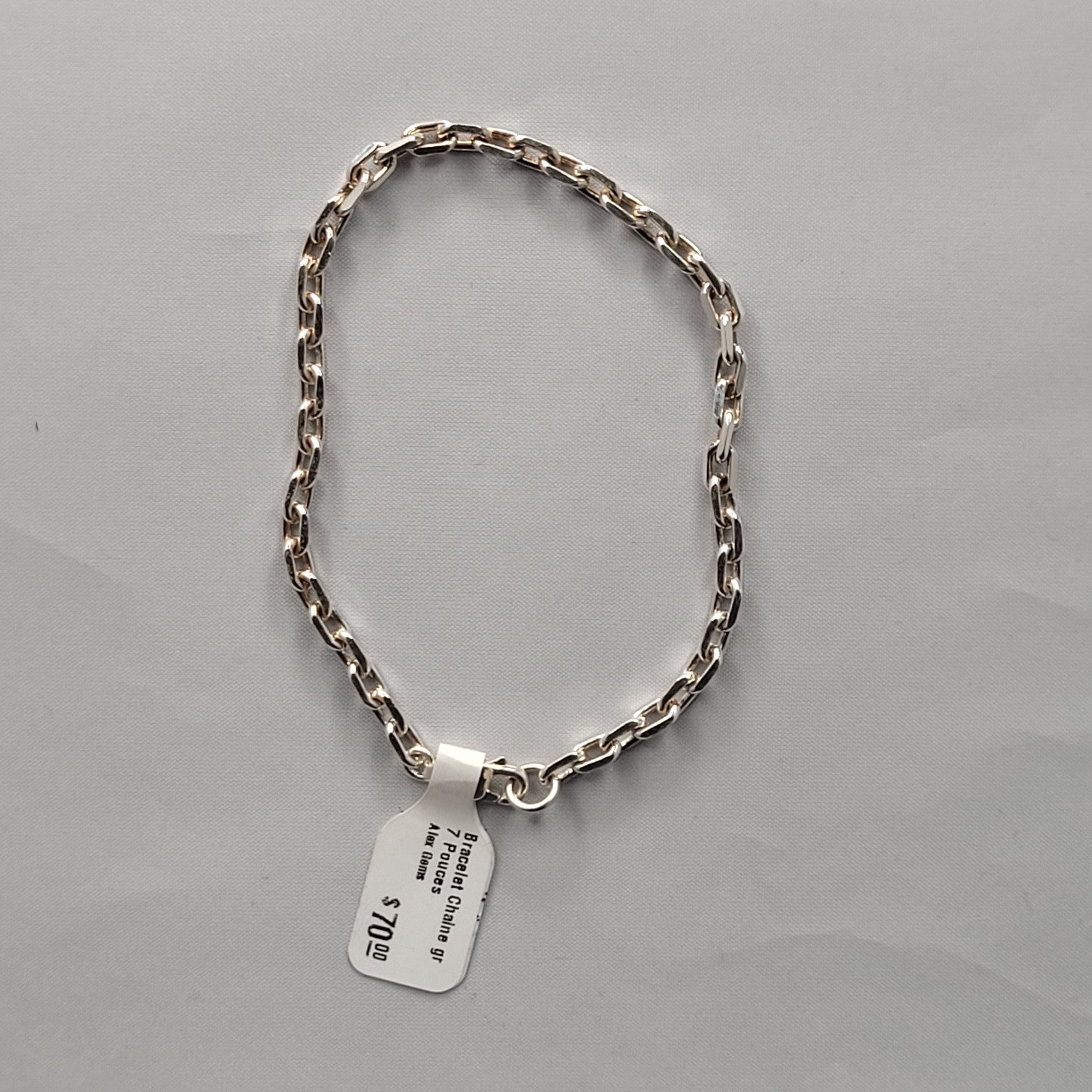 Bracelet Chaine gr 7 Pouces