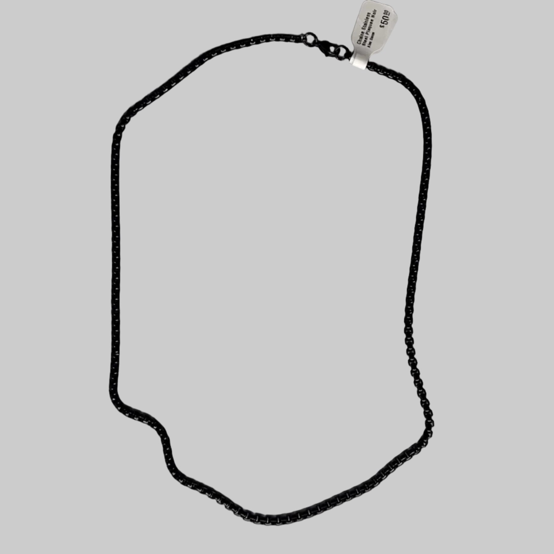 Chaine Stainless Steel Plaquee Noir