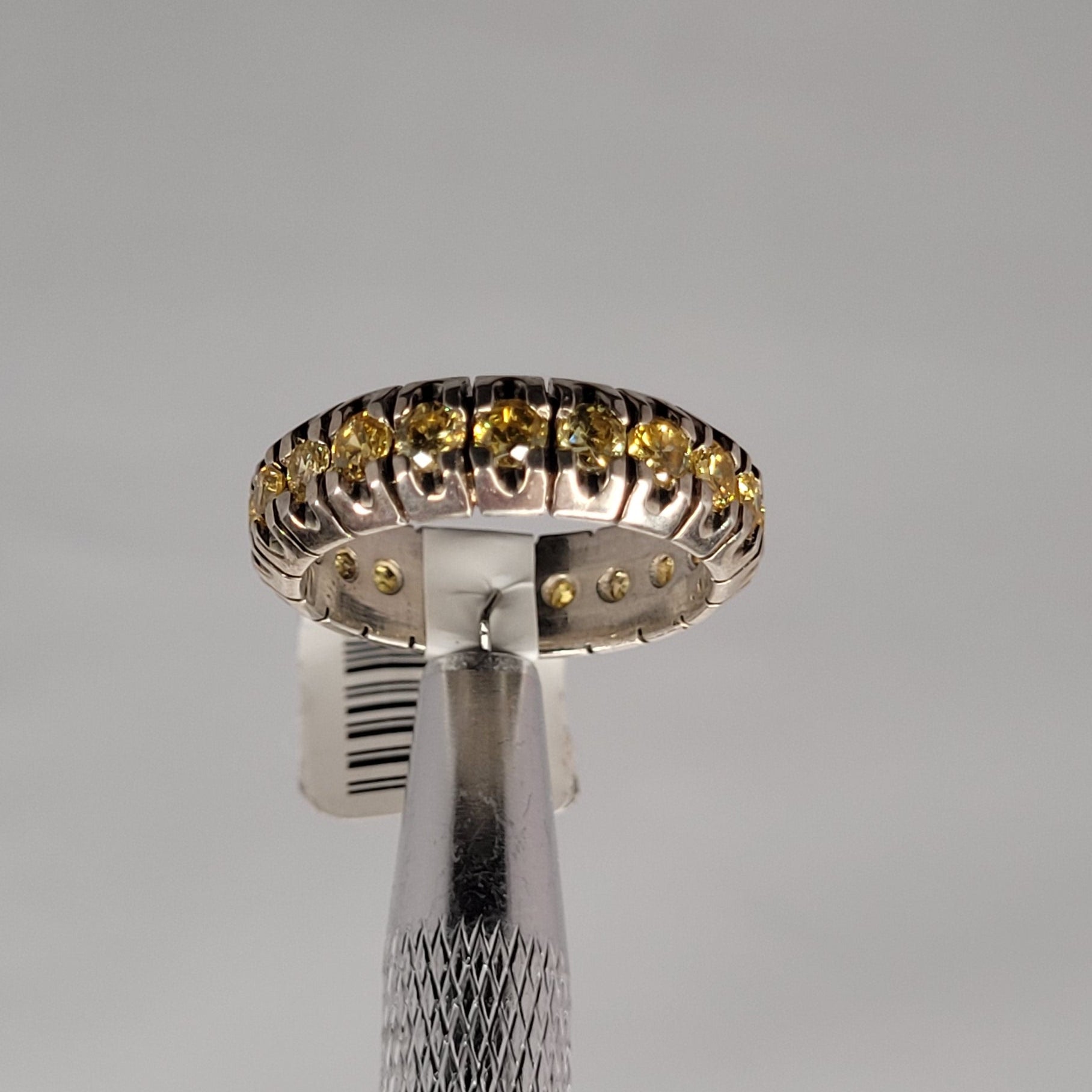 Bague Pierres Jaunes Sythetiques gr 5.75