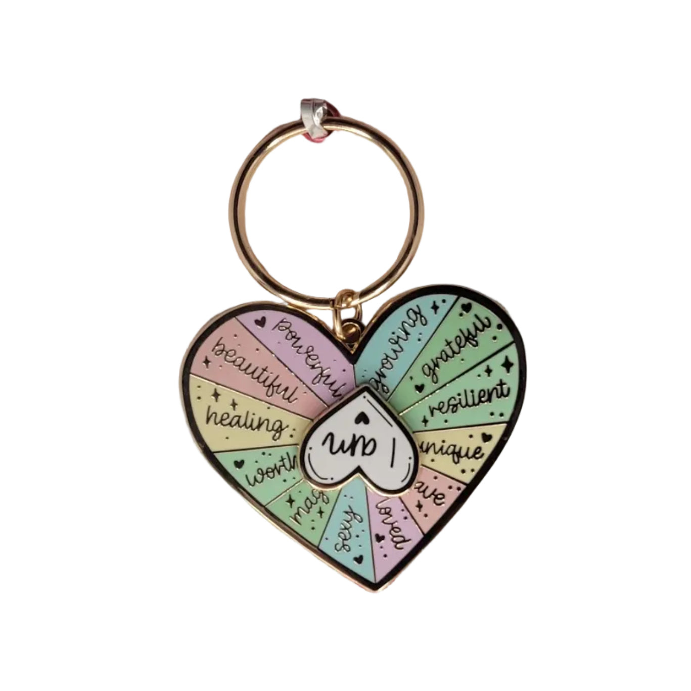 Key Chain - Self Love Spinner