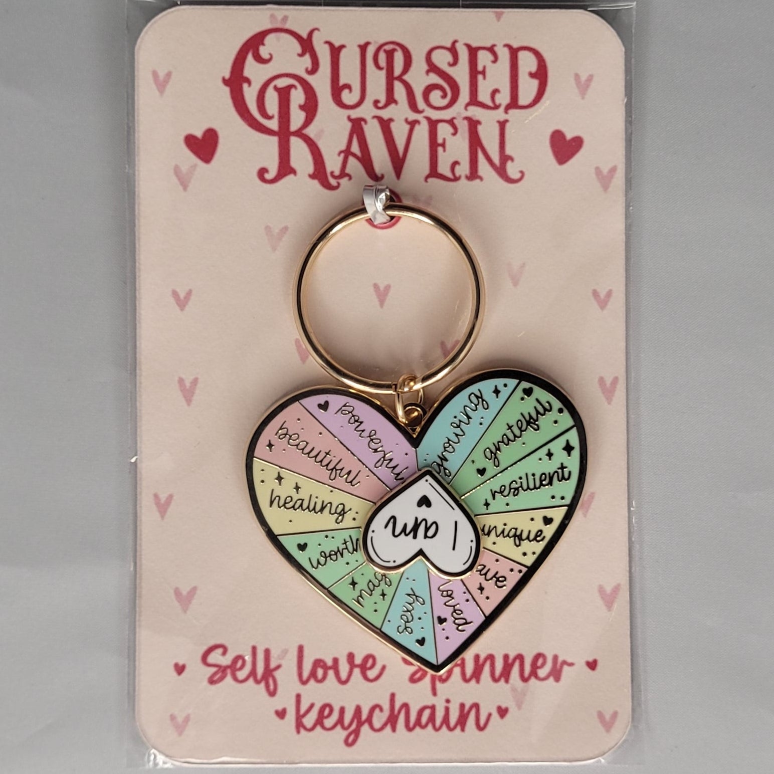 Key Chain - Self Love Spinner