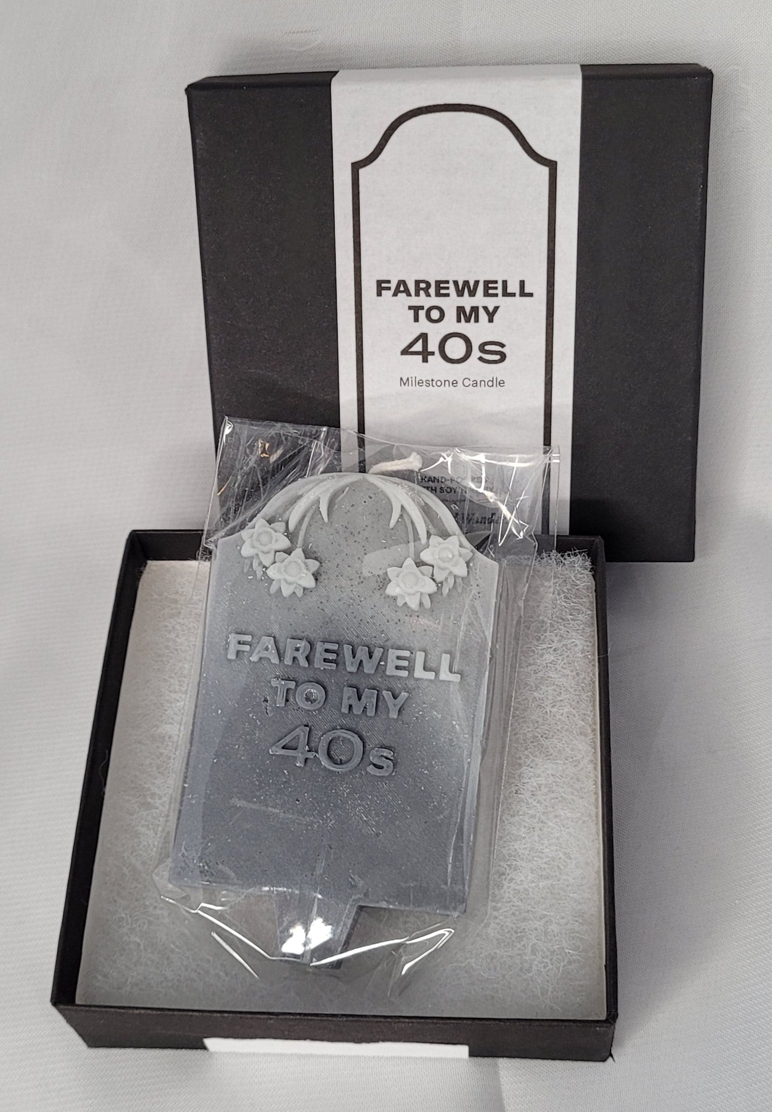 Farewell to my 40s Chandelle