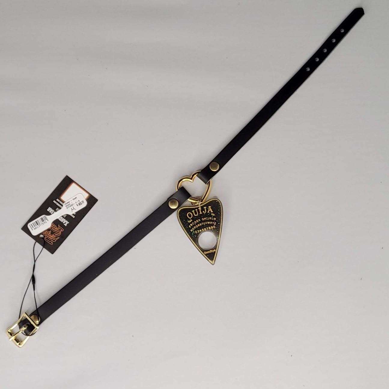 Choker - heart charm - XPCK001-C-S Medium- Thin Band + Charms VARIÉS MEDIUM