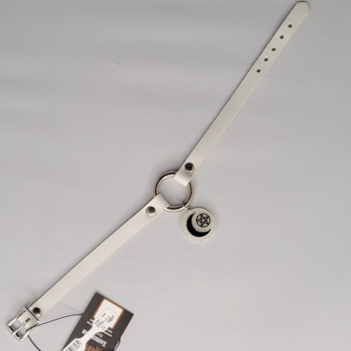 Choker - heart charm - XPCK001-C-S Small- Thin Band+ Charms VARIÉS SMALL