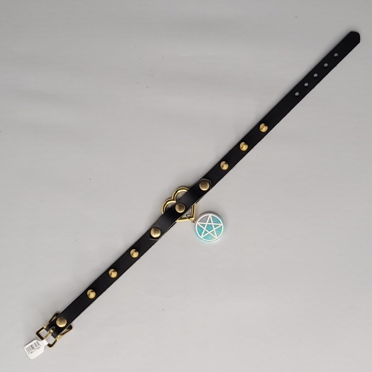 Choker - heart charm - XPCK001-C-S Small- Thin Band+ Charms VARIÉS SMALL