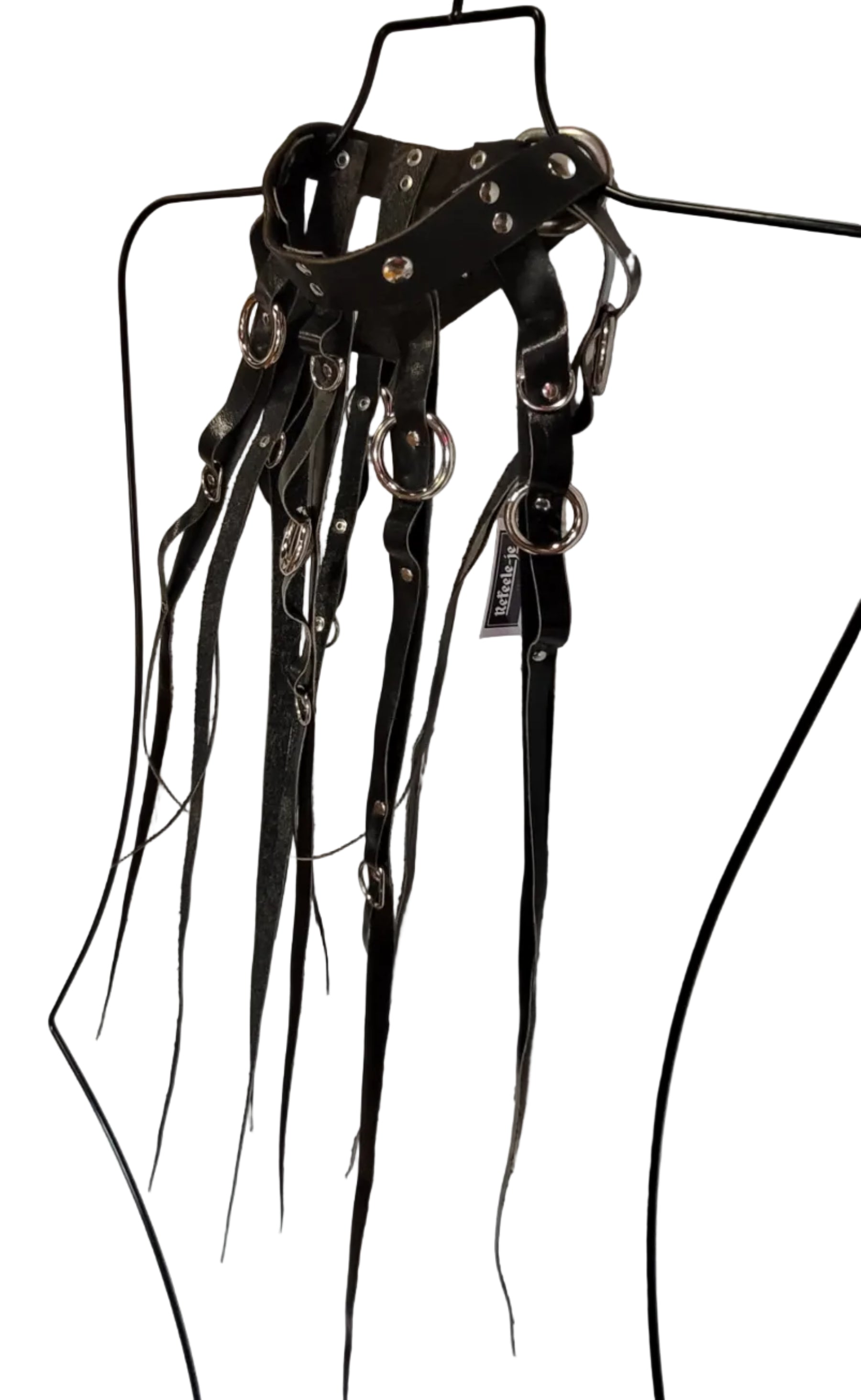 Choker Franges et Anneaux Petit