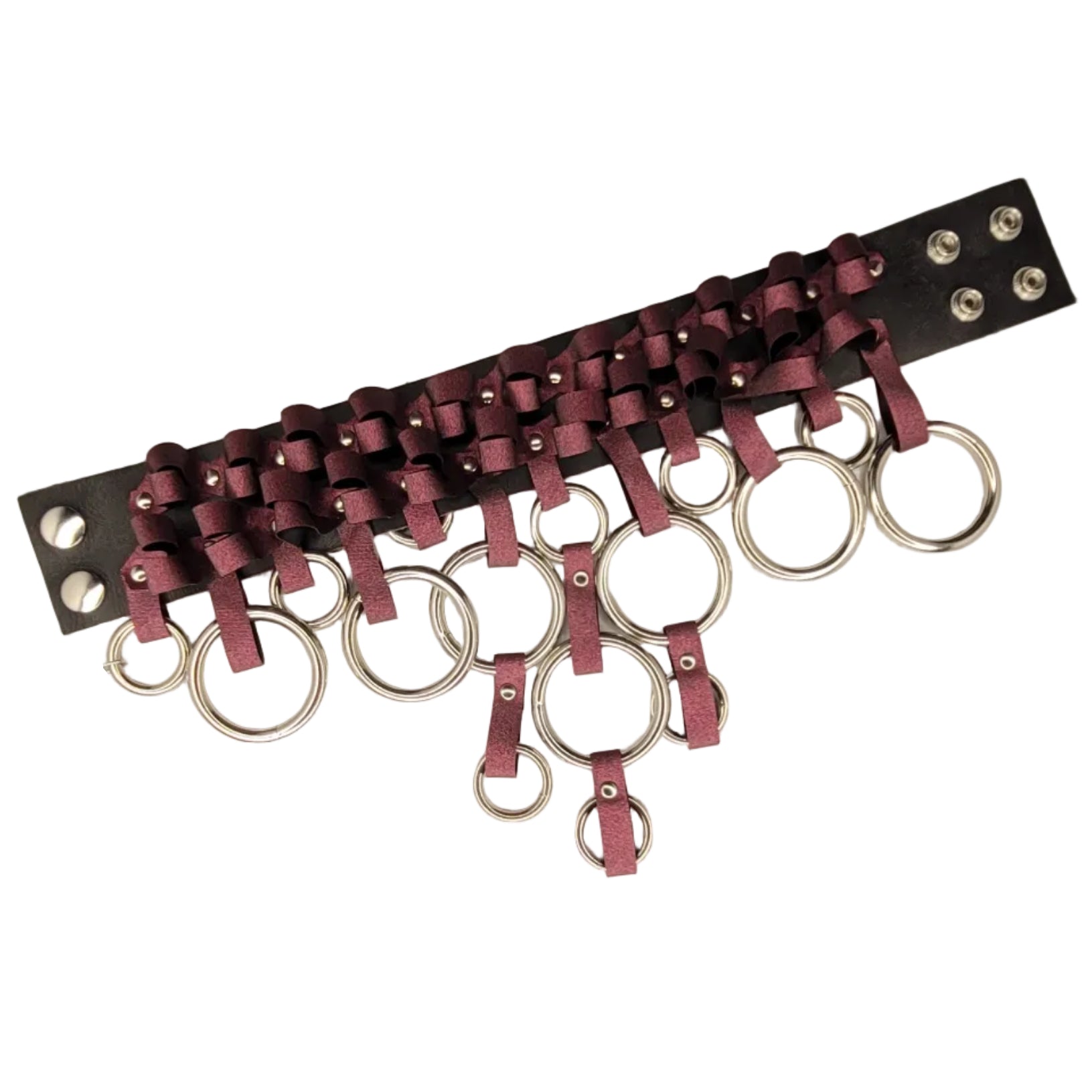 Choker Fleur Mauve Holo