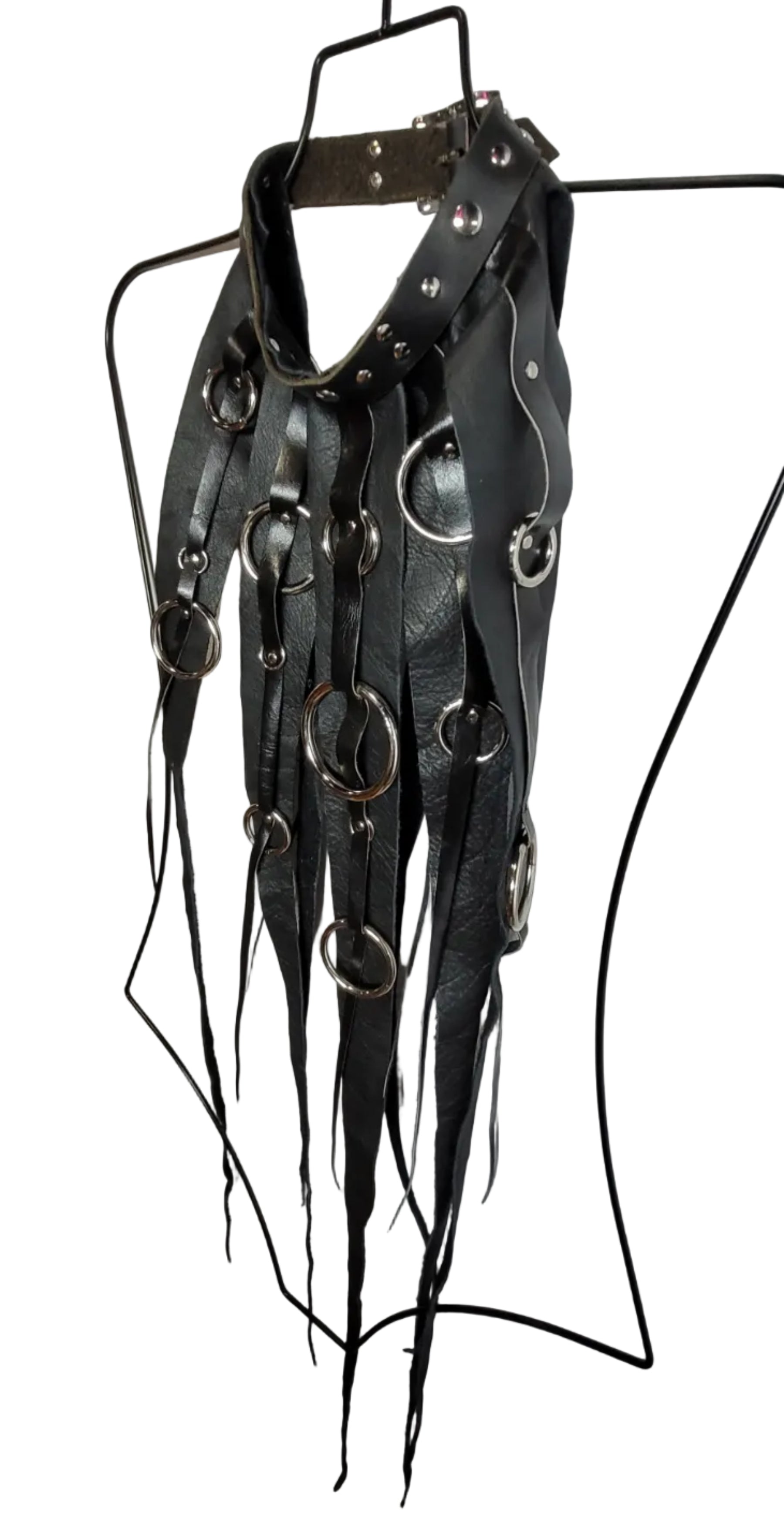 Choker Franges Anneaux Grand