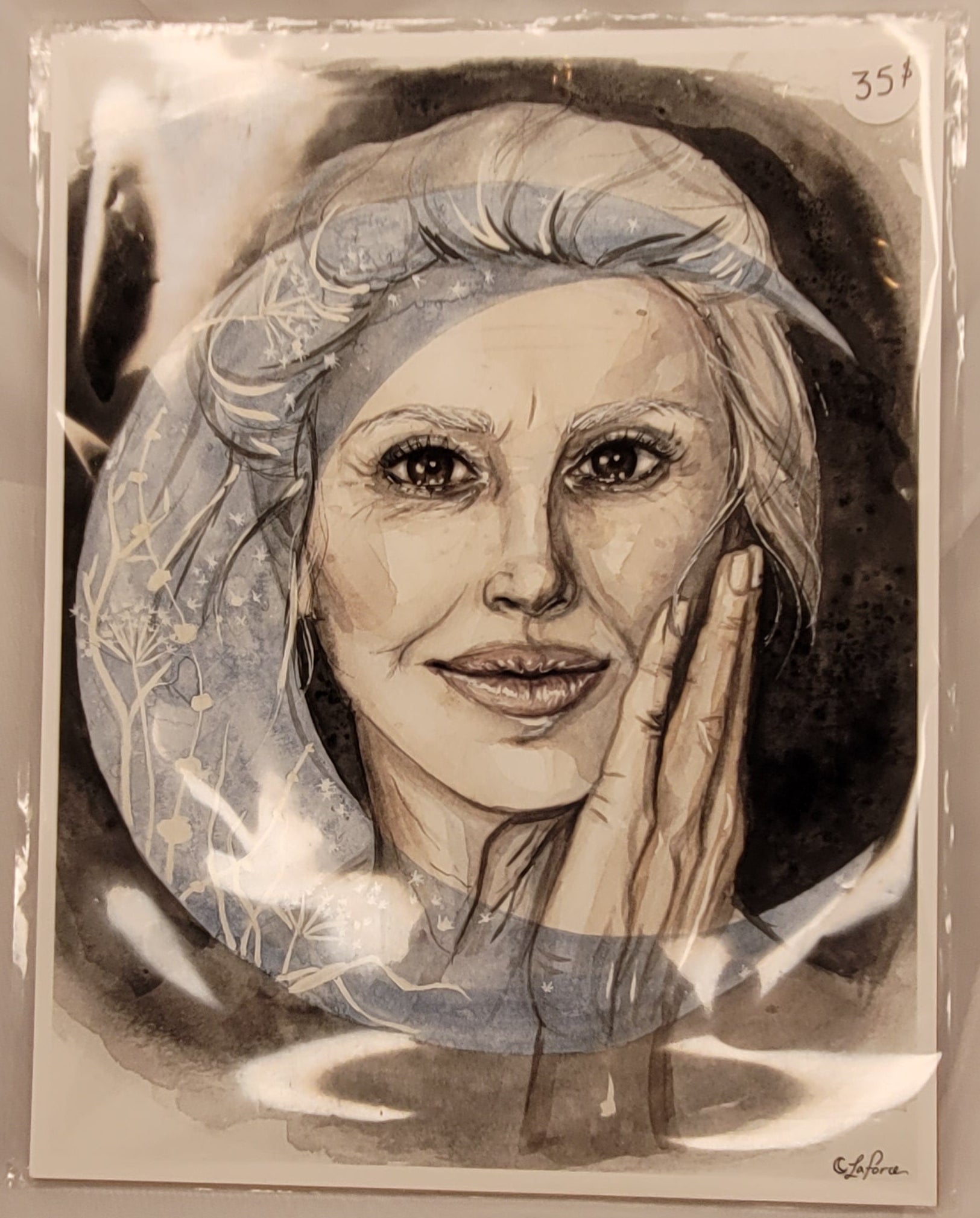 Imprime 8.5x11 - Vieille dame - Print