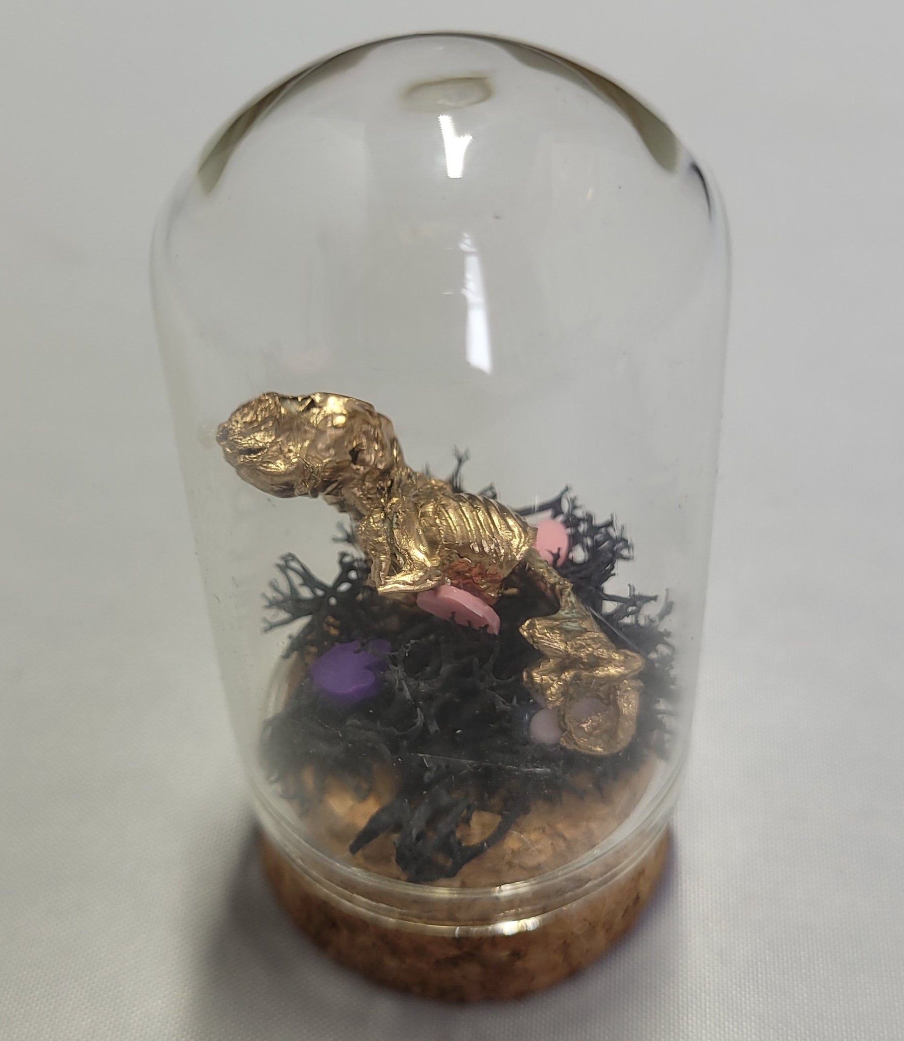 Squelette Souris avec Coeurs Variés Dome Cloche Verre - Various Mice Skeleton with Hearts